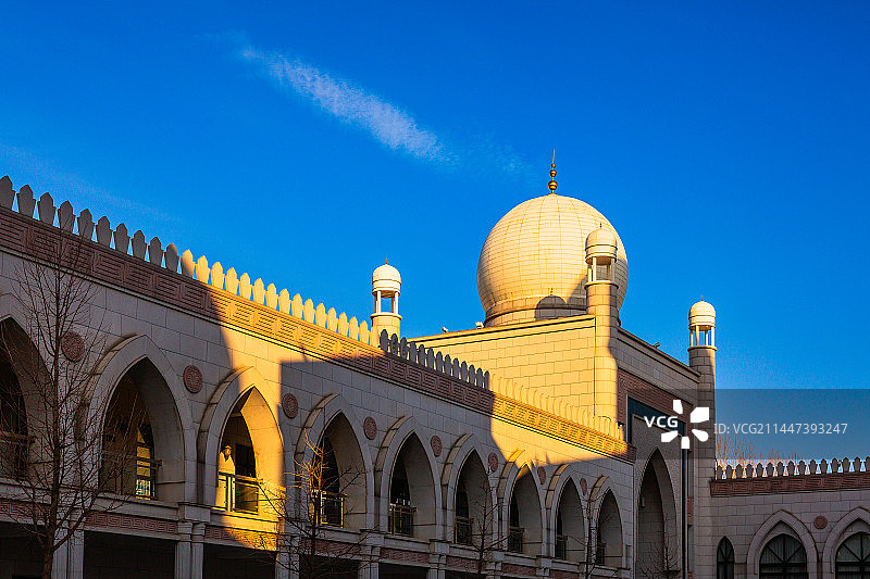 北京窦店清真寺图片素材