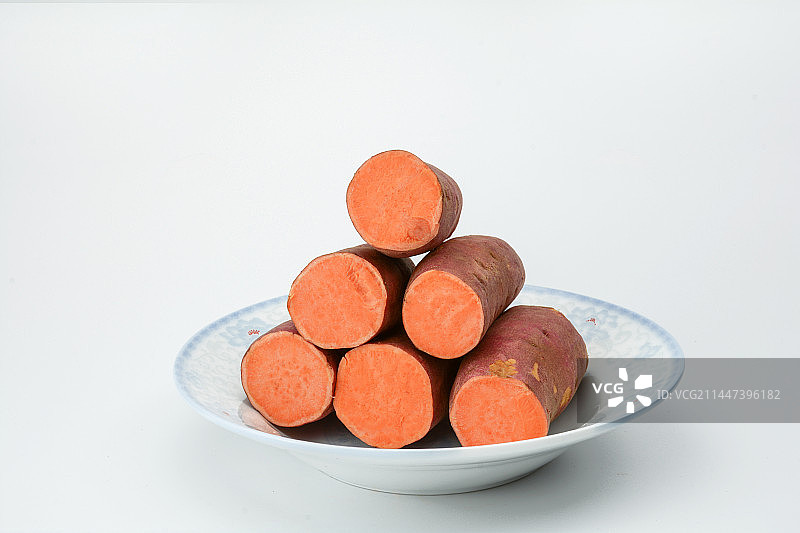 红薯白色背景图片素材