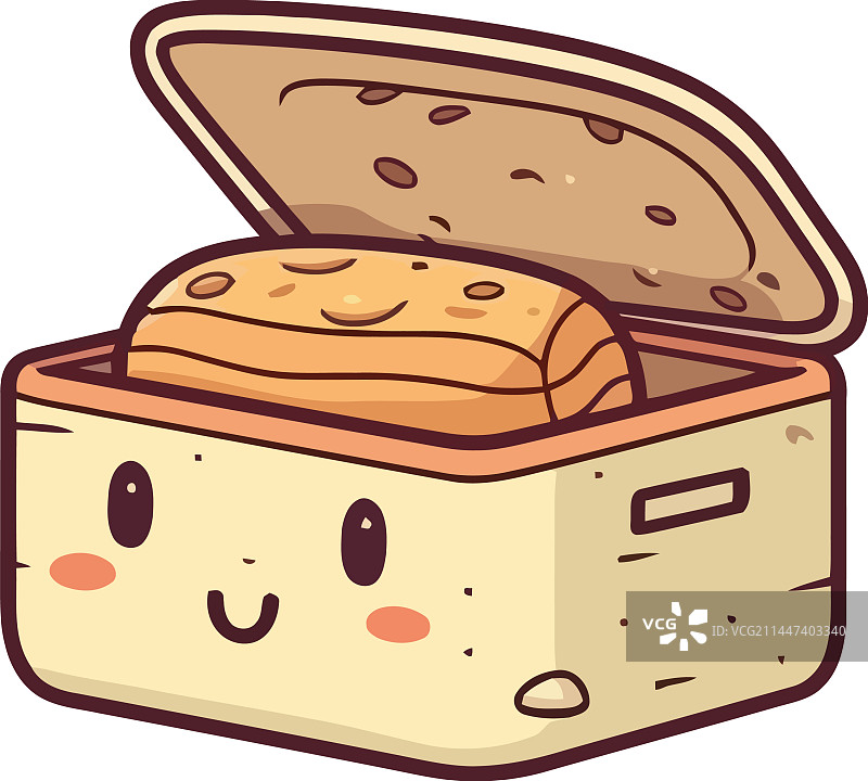 美食面包的清新与喜悦图片素材