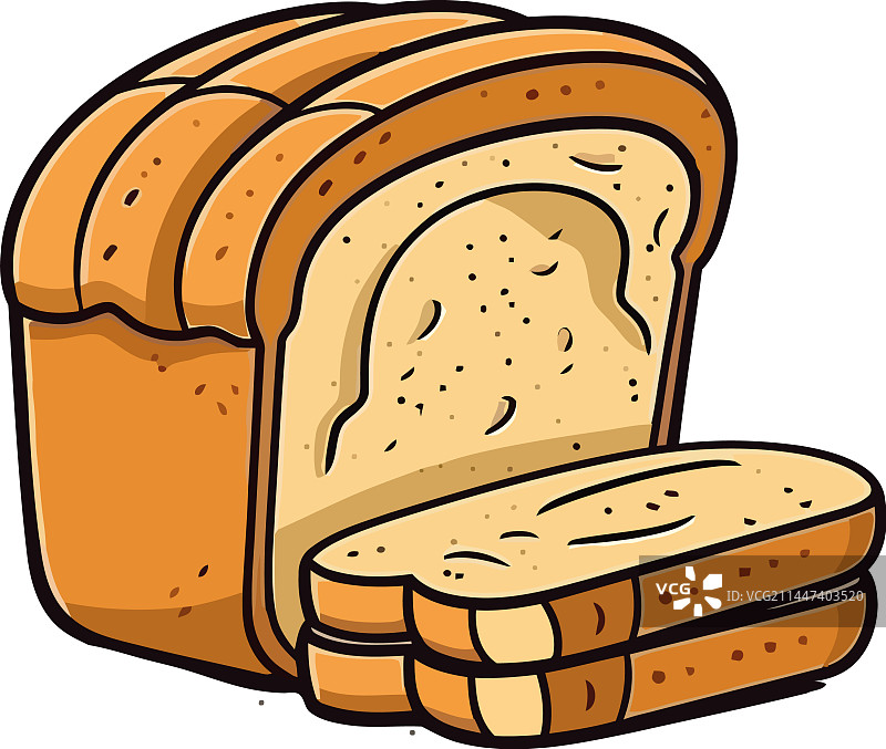 新鲜出炉的面包，象征着自制美味图片素材