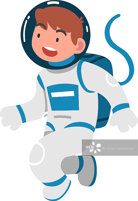 身穿宇航服的男孩宇航员角色图片素材