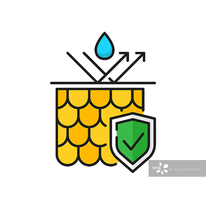 防水表面保护图标图片素材