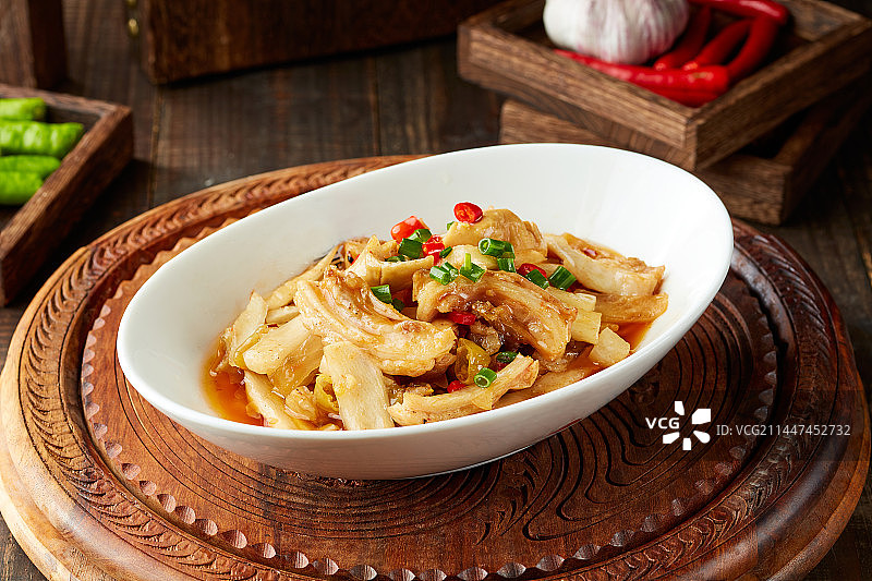 泡椒炒猪肚图片素材