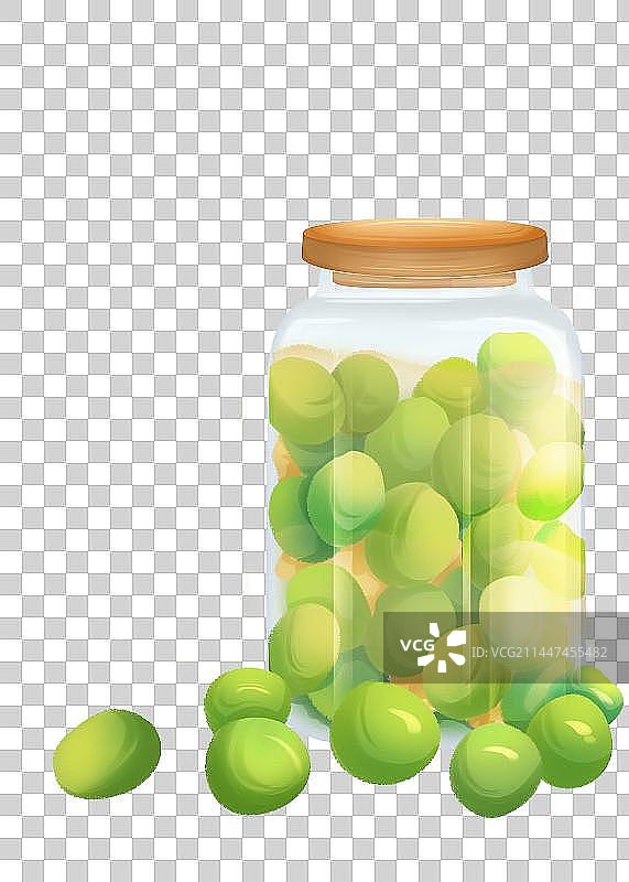 一杯青梅酒图片素材