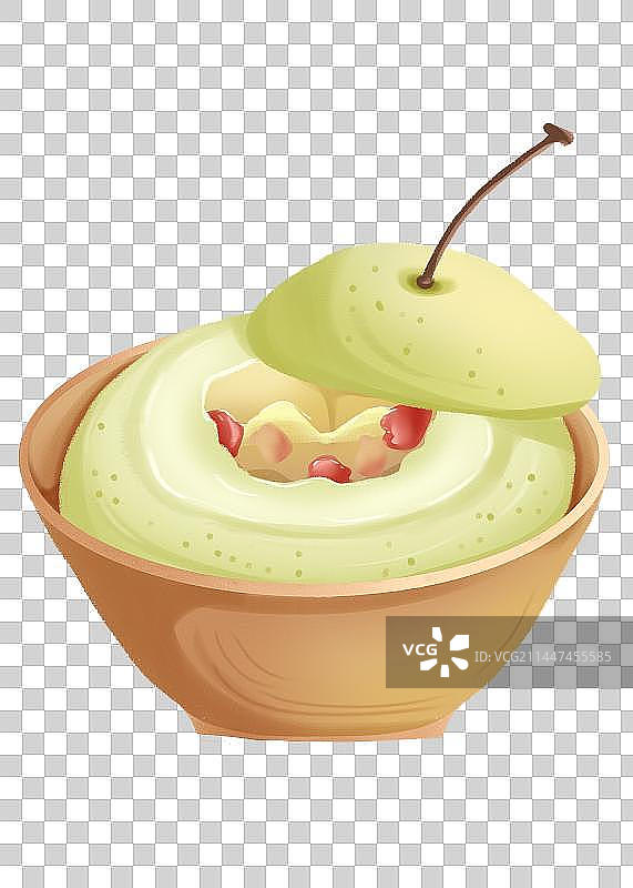 一碗梨汤图片素材