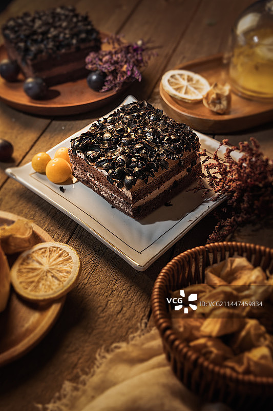 黑森林蛋糕图片素材