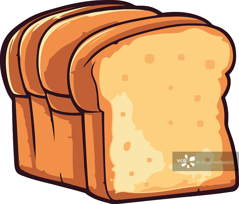 新鲜出炉的面包：美食的象征图片素材