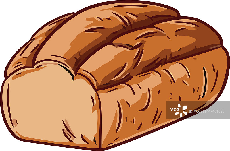 新鲜烘焙的面包餐点图标图片素材