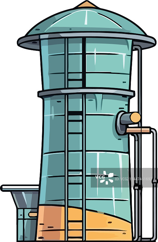 钢制谷仓储藏室图片素材