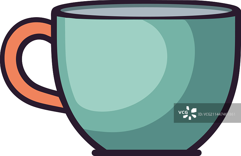 孤立的杯中热饮图片素材