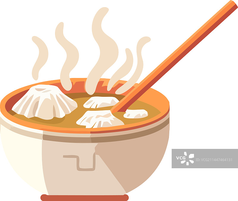 蔬菜碗里的美味汤图片素材