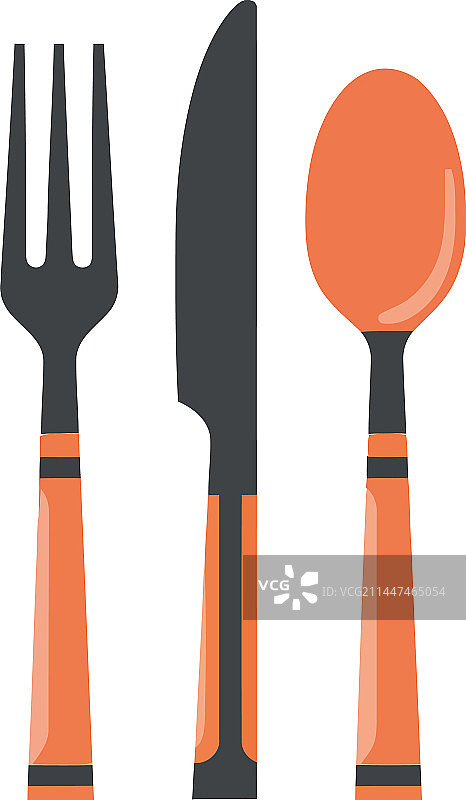 厨房用具：刀叉和勺子图片素材