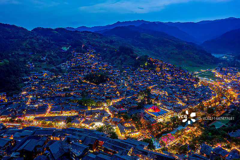 西江千户苗寨图片素材