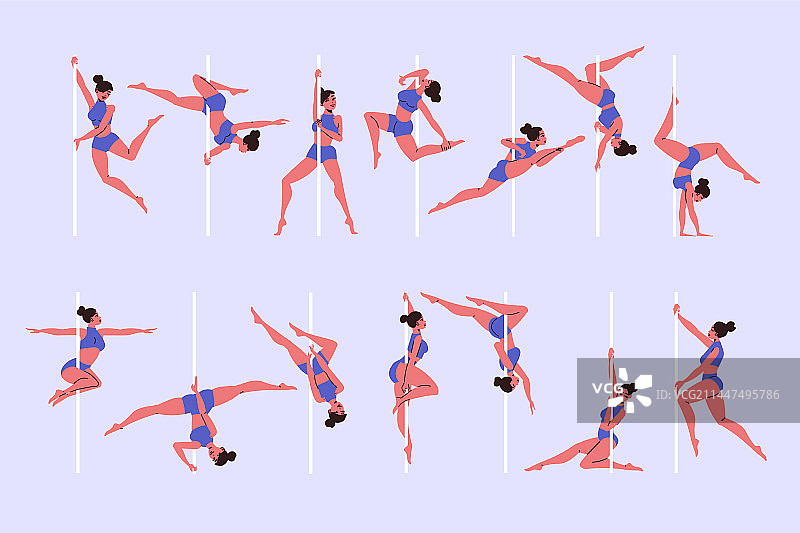 钢管舞者合集图片素材