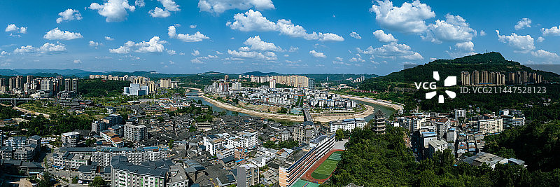 恩阳全景图片素材