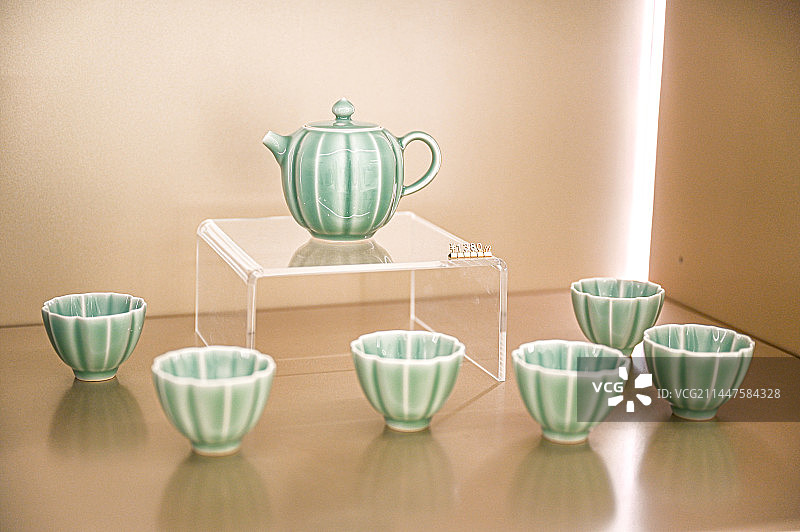 北京美客洞学馆拍摄精美茶器一套图片素材
