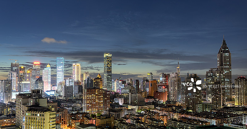 南京新街口风光图片素材