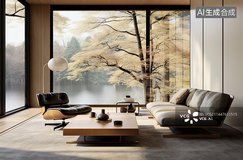 【AI数字艺术】室内样板房家居设计图片素材