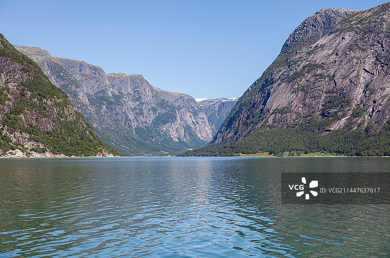 美丽的挪威峡湾图片素材