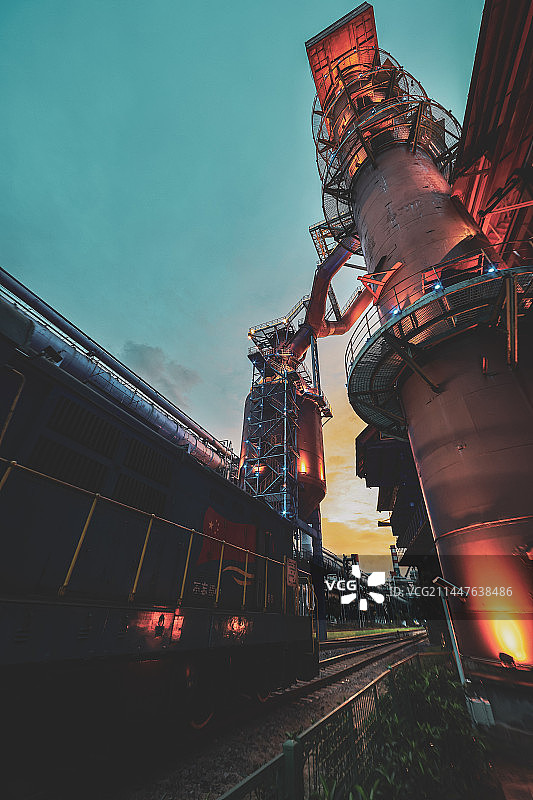 武钢厂区图片素材