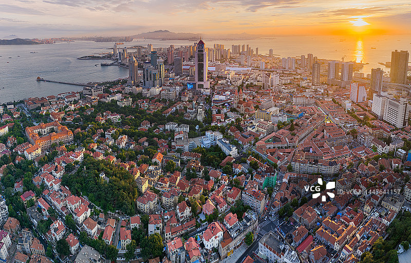 青岛航拍图片素材