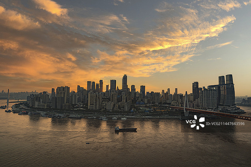 南滨路日落图片素材