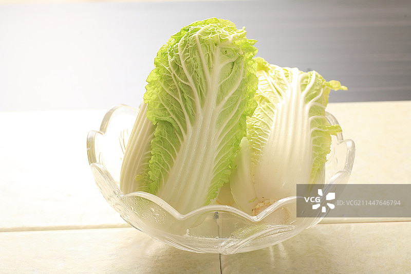 广东粤菜美食娃娃菜图片素材