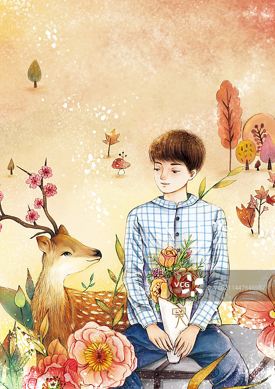 秋日私语图片素材