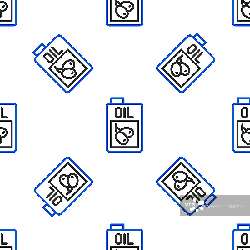橄榄油瓶线条图标无缝隔离图片素材