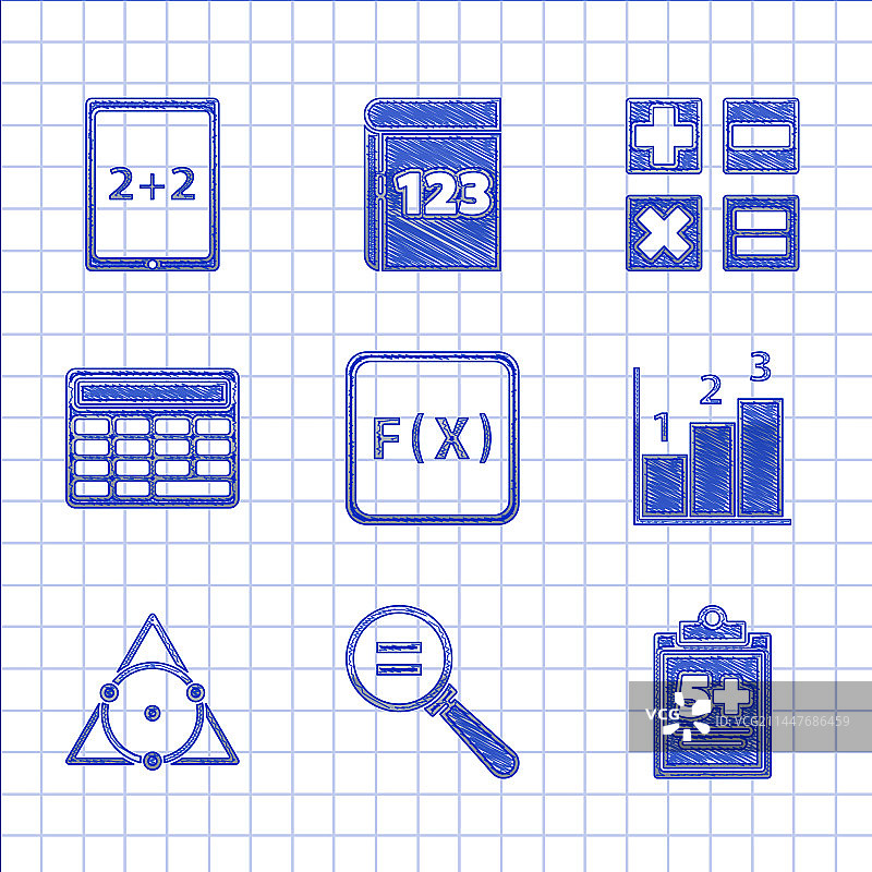 函数数学符号计算套装图片素材