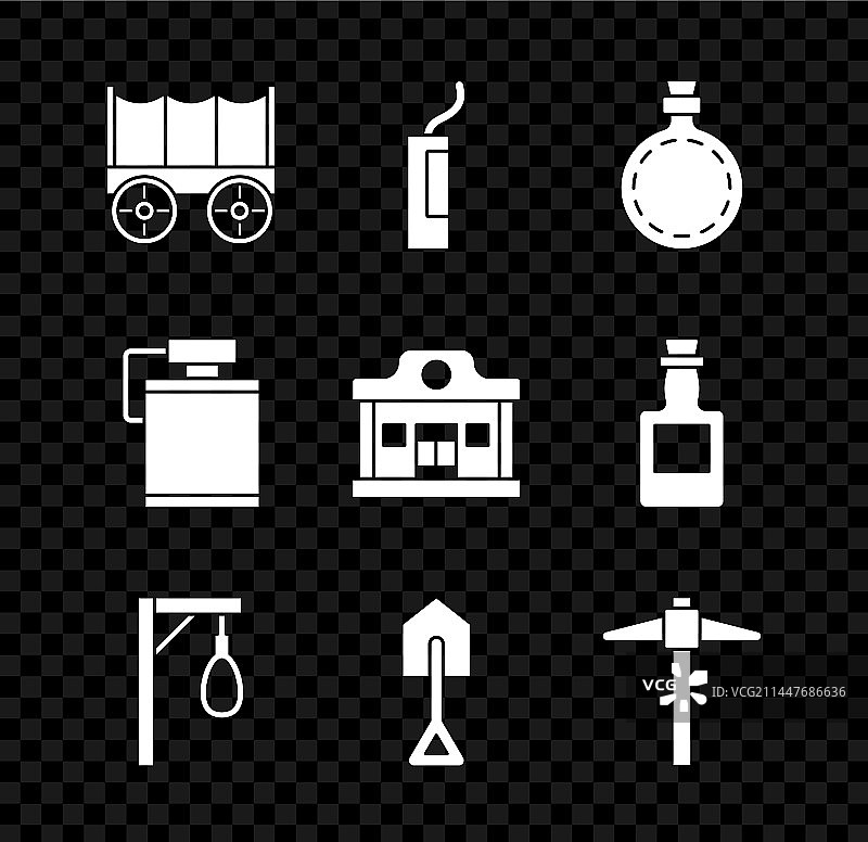 狂野西部篷车炸弹图片素材