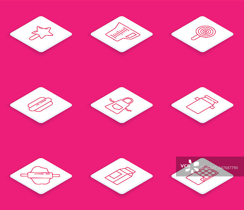 棒棒糖、量杯、热狗三明治图片素材