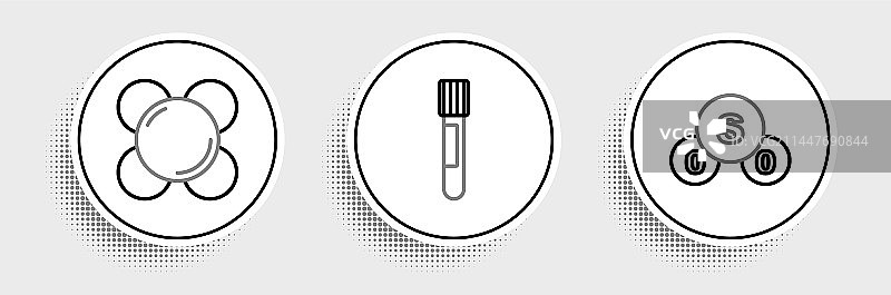 二氧化硫SO2分子和测试图片素材