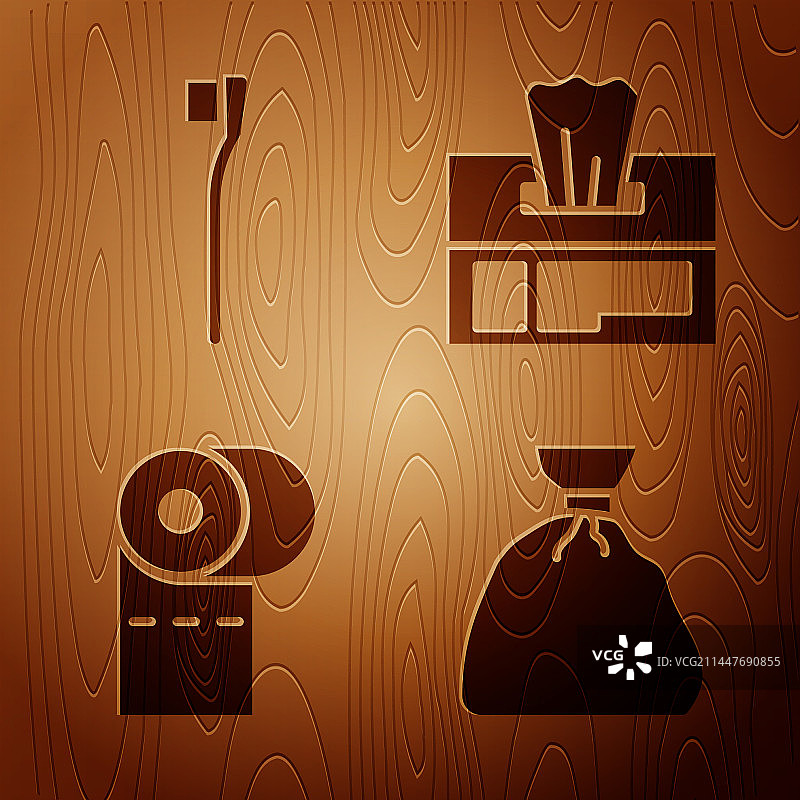 垃圾袋牙刷卷纸合集图片素材