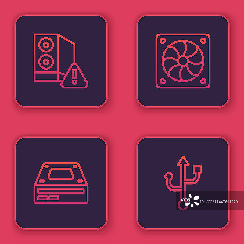 光盘驱动器电脑盒图片素材