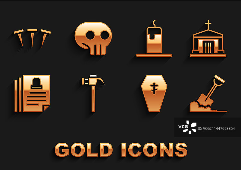 锤子旧地穴铲子地面套装图片素材