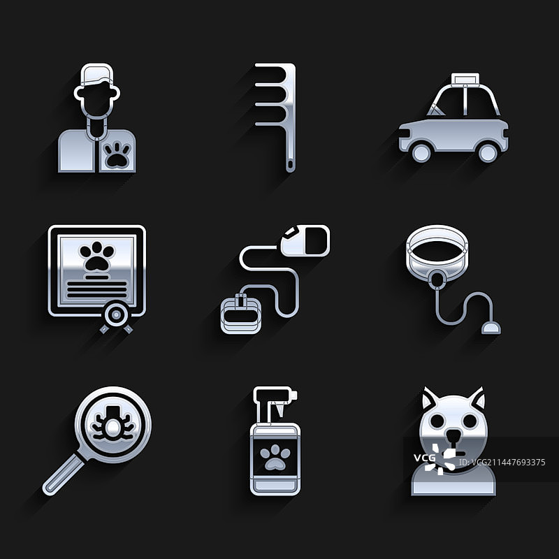 伸缩绳牵引带宠物香波猫跳蚤图片素材