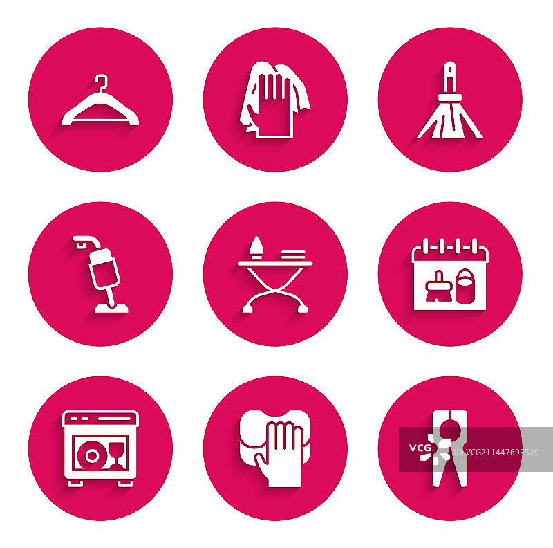 熨斗和熨衣板清洁服务图片素材