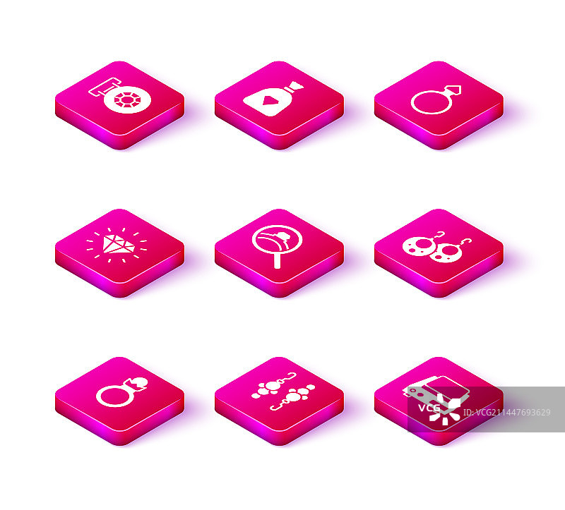 钻石订婚戒指耳环电子产品场景图片素材