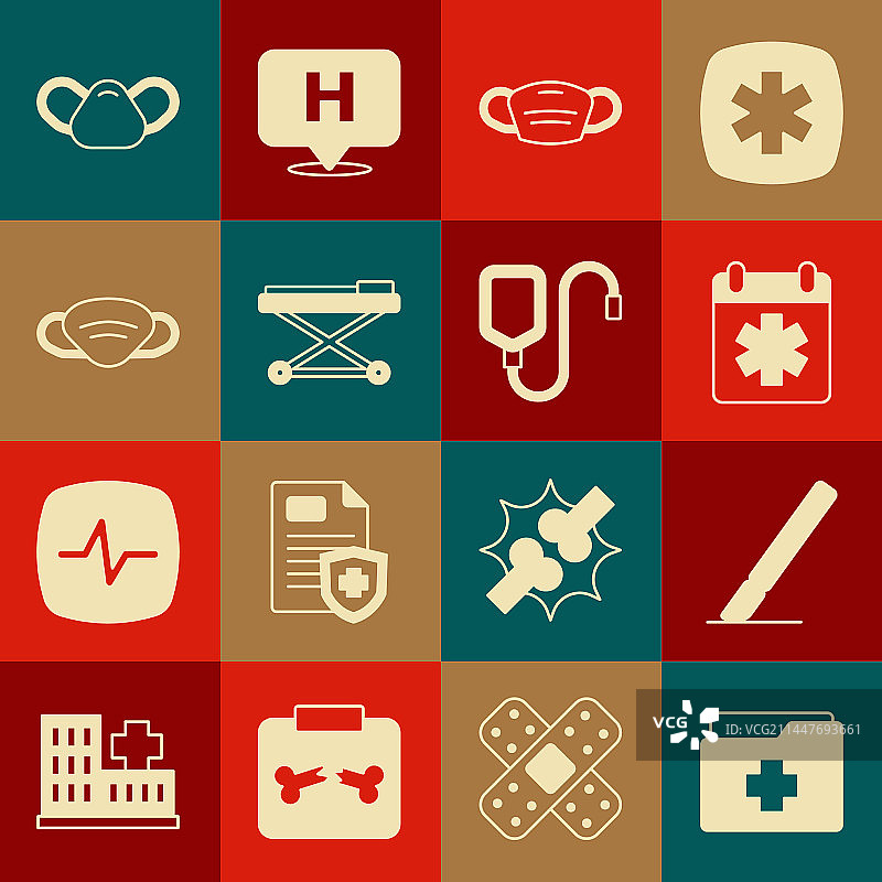 设置病人记录外科手术刀医生图片素材