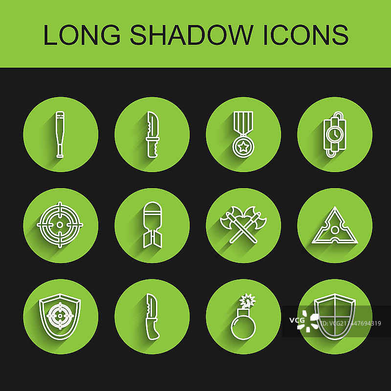 运动军刀棒球目标线稿图片素材