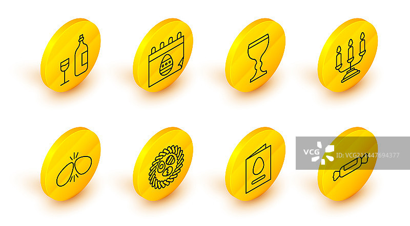 糖果复活节快乐贺卡图片素材