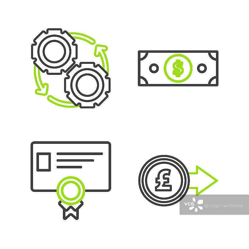 带有英镑符号的硬币图案图片素材