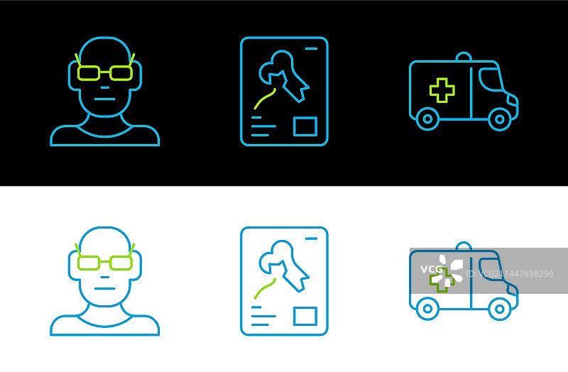 紧急救援车X光视力辅助设计图片素材