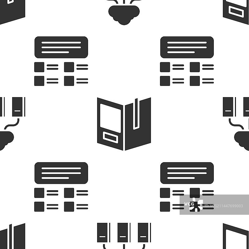 云端在线图书馆打开的书和在线图片素材