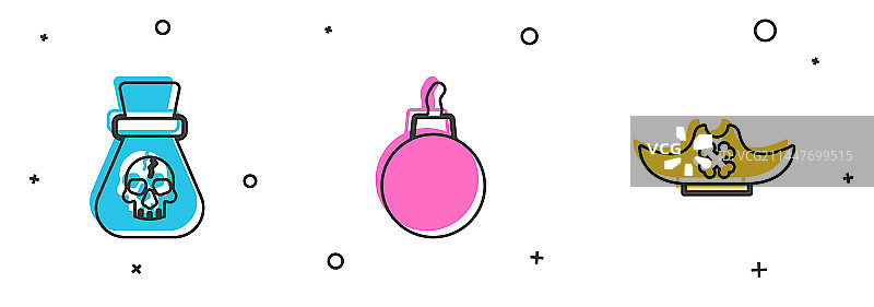 海盗金币炸弹帽子套装图片素材