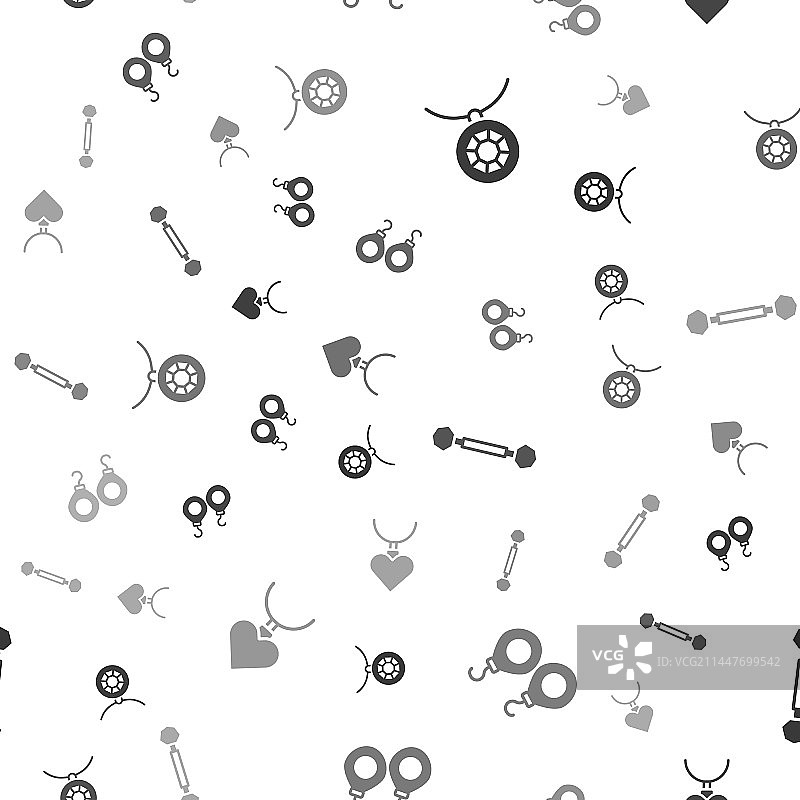 项链吊坠、耳环、穿孔饰品套装图片素材