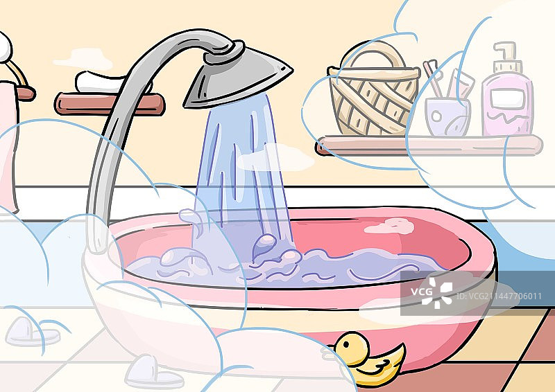 浴室雾气图片素材