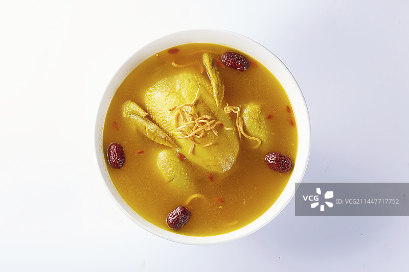 中国美食炖鸡汤图片素材