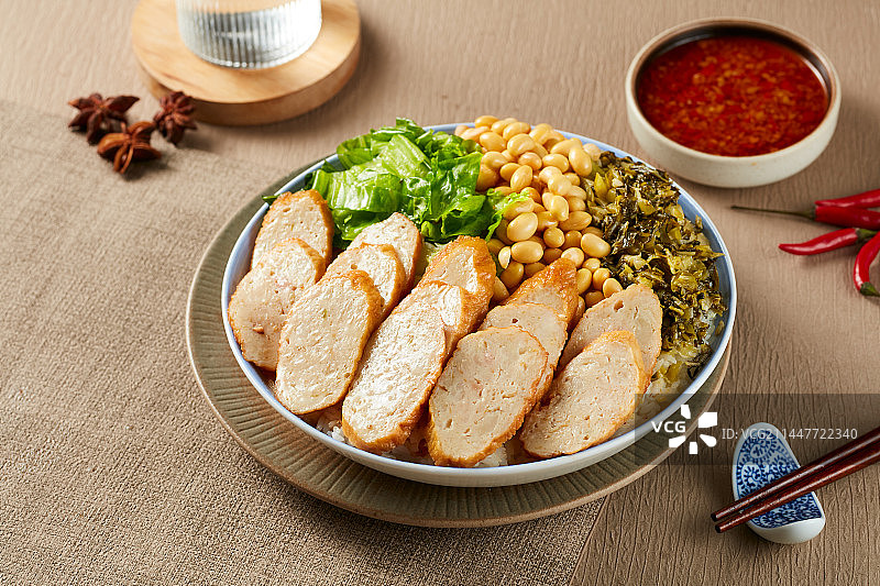 潮汕肉卷饭图片素材